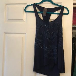 Sequin tank top